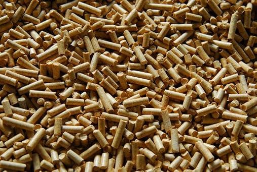 Wood pellets for fuel